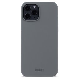 Гръб Holdit Silicone Case за iPhone 12/12 Pro - Space Gray