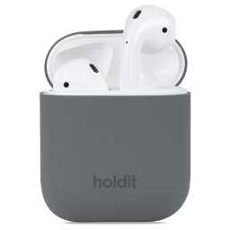 Калъф Holdit Silicone Case за AirPods 1/2 - Space Gray
