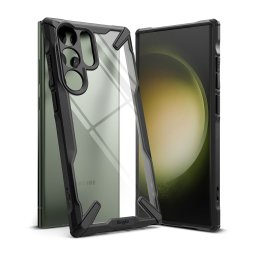 Силиконов калъф кейс Ringke FUSION X, За Samsung Galaxy S23 Ultra, черен