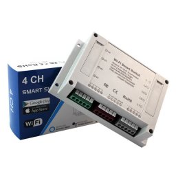 WiFi 4 Канален Реле Прекъсвач Tuya 4 х 10А 2000W