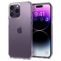 Силиконов калъф кейс Spigen Liquid Crystal Apple iPhone 14 Pro, прозрачен