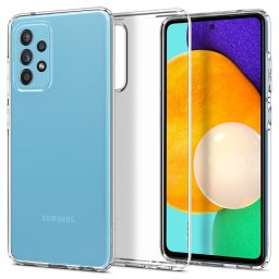 Силиконов калъф кейс Spigen Liquid Crystal Samsung Galaxy A52 / A52s, прозрачен