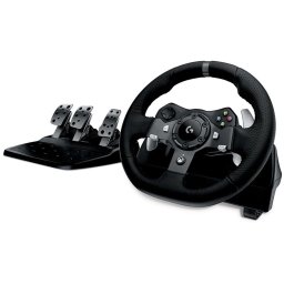 Logitech G920 Driving Force Racing Wheel, Xbox One, PC, 900° Rotation, Dual