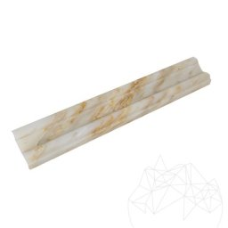 Фриз от мрамор Арабескато Оро М17 4.8 x 30.5 см