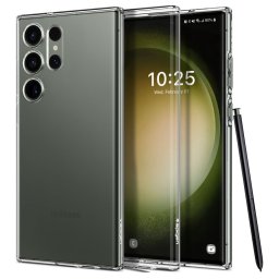 Силиконов калъф кейс Spigen Liquid Crystal Samsung Galaxy S23 Ultra, прозрачен