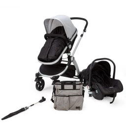 Babify Go Baby Neo 3 в 1, детска количка, спортна количка, столче за кола, R44/04, група 0+, 5-точкови предпазни колани (W5YIAASSMO)