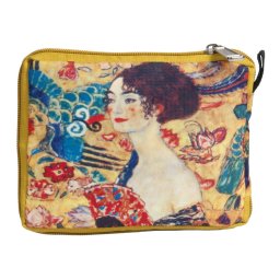 Сгъваема торба Fridolin Жена с ветрило - Gustav Klimt