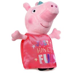 Плюшена играчка Peppa Pig Just Have Fun, 18 cm