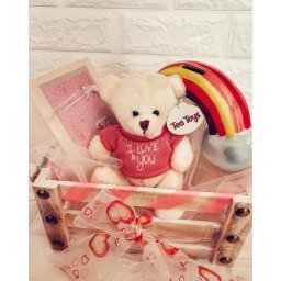 Подаръчен комплект Tea Pink Magic, 4 части