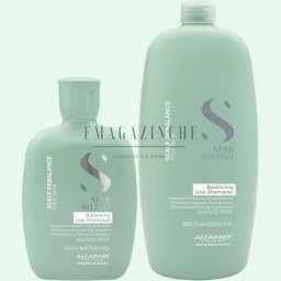 Alfaparf Балансиращ шампоан за мазна коса 250/1000 мл. Semi Di Lino Scalp Rebalance Balancing Low Shampoo