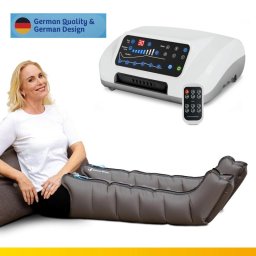 Премиум компресионен масажор за крака с 6 програми Venen Engel 6 Premium, Германия, с 6 въздушни камери, 8 нива на налягане