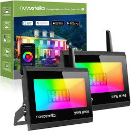 WiFi LED Прожектор Novostella Blaze Многоцветен RGB 25W - 2бр Комплект