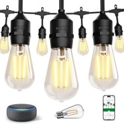 WiFi Светлинна Верига Димируема с Нечупливи Крушки IP65 Комплект 15м/30м