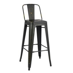 Бар стол Memo.bg модел Relix - патина антик