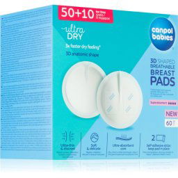 Canpol babies Breast Pads Standard 50+10 Ks еднократни подплънки за сутиен 60 бр.