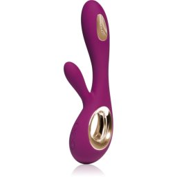 Lelo Soraya Wave вибратор със стимулиране на клитора Deep Rose 21,5 см