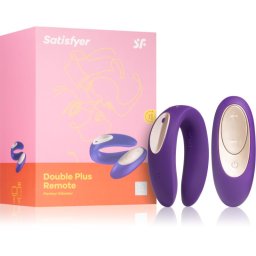 Satisfyer Double Plus Remote вибратор за двойки 9 см