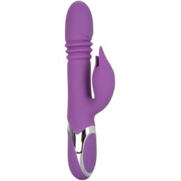 California Exotic Enchanted Kisser вибратор със стимулиране на клитора Purple 23,5 см