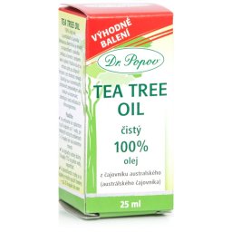 Dr. Popov Tea Tree Oil 100 % студено пресовано масло от чаено дърво с антисептично действие 25 мл.