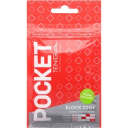 Tenga Pocket Block Edge еднократен мастурбатор 8 см
