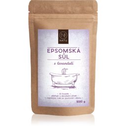 NATU Epsom salt with lavender сол за баня 1000 гр.