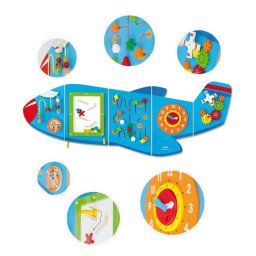 Дървена играчка за стена - Самолет от Viga toys
