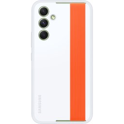 Оригинален гръб Samsung Slim Strap Cover за Samsung Galaxy A54 5G - Бял, EF-XA546CWE