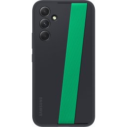 Оригинален гръб Samsung Slim Strap Cover за Samsung Galaxy A54 5G - Черен, EF-XA546CBE