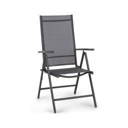 Blumfeldt London Lite, сгъваем стол, 56,5 x 107 x 68 см, ComfortMesh, алуминий (GDMB8-Almeria-1a)