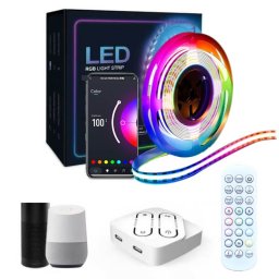 WiFi RGB COB Лента 576 LEDs с Дистанционно Комплект 5м/10м