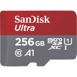 Мемори карта SanDisk Ultra microSDXC 256GB + SD Adapter 150MB/s A1 Class 10 UHS-I