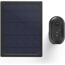 WiFi външна камера Hama, Със соларен панел, Батерии, Детектор за движение, 1080p