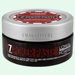 L’Oréal Professionnel Моделираща матираща паста за мъже с екстра силна фиксация 75 мл. Homme 7 Force Poker Paste