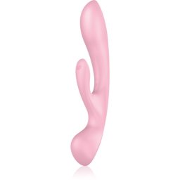 Satisfyer TRIPLE OH вибратор със стимулиране на клитора Pink 23,5 см