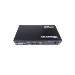 KVM суич Dahua KVM0801VM-E100, от 8x VGA към VGA, 2x USB, PS/2, черен