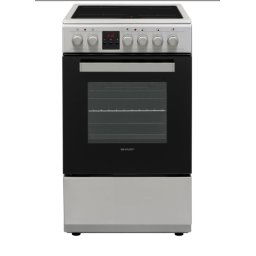 Готварска печка (ток) Sharp KF-56FVDD22IMK-CH , INOX , Керамични