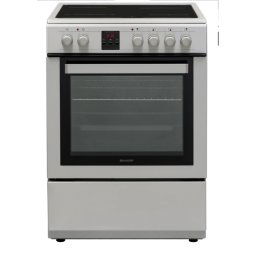 Готварска печка (ток) Sharp KF-76FVDD22IMK-CH , INOX , Керамични