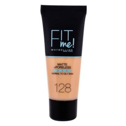 Maybelline Fit Me! Matte + Poreless матиращ фон дьо тен 30 ml нюанс 128 Warm Nude