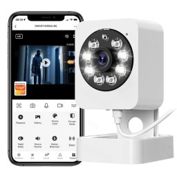 WiFi ONVIF FHD Вътрешна Камера Статична Tuya с PIR Сензор