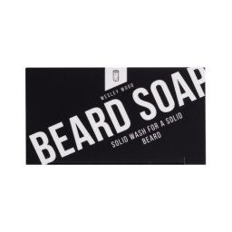 Angry Beards Beard Soap Wesley Wood твърд сапун за почистване на брада 50 g за мъже