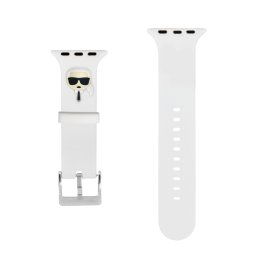 Каишка за часовник Karl Lagerfeld Karl Head Watch Strap за Apple Watch 42/44mm - Бяла