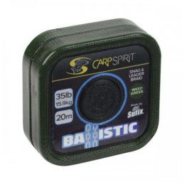 Carp Spirit BALLISTIC Braided Leader Camo broun snag leader braid