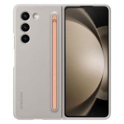 Оригинален калъф Samsung Flip Cover with Pen за Galaxy Z Fold 5 - Sand, EF-OF94PCUE