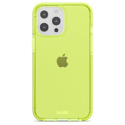 Гръб Holdit Seethru Case за iPhone 13 Pro Max - Acid Green