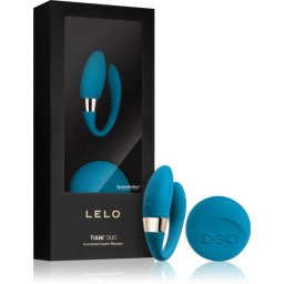 Lelo Tiani Duo вибратор за двойки Ocean Blue 8,7 см