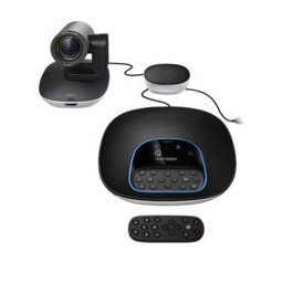 Конферентна станция Logitech Conference Group, камера/дистанционно/колони/хъб, Full HD, LCD дисплей, 30 FPS, USB 2.0