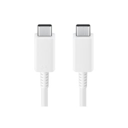 Data кабел Samsung Type-C /Type-C Data Cable 5A 1.8m - Бял, EP-DX510JWE