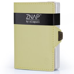Slimpuro ZNAP, тънък портфейл, 12 карти, преградка за монети, 8,9 х 1,8 х 6,3 см. (Ш х В х Д), RFID защита (ZNAPmossNickle8)