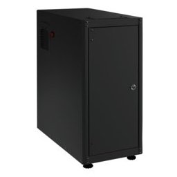 Шкаф за компютър Mirsan MR.KSK306065.01, 300x600x655 mm, кабелни отвори, черен