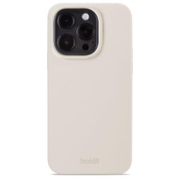 Гръб Holdit Silicone Case за iphone 15 Pro - Light Beige